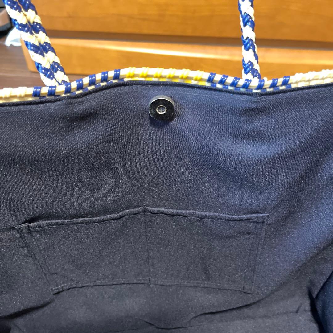 【即購入可】 メルカドバッグ　メキシコ　オアハカ産　Lサイズ　チャーム付き