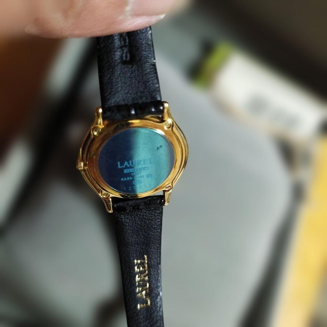 LAUREL 腕時計 ゴールド ブラック　未使用品
