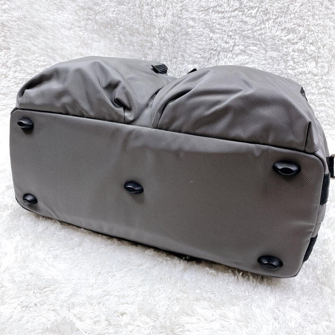 極美品 TUMI 2way ボストンバッグ ブルー グレー 稀少カラー 大容量