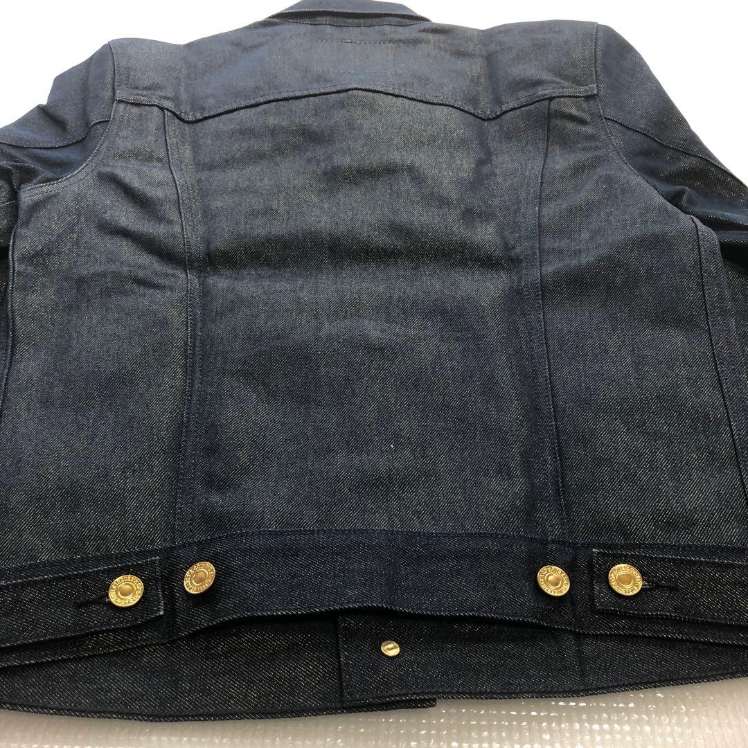 未使用【Levi's リーバイス】 デニムジャケット／金糸・金ボタン仕様 S
