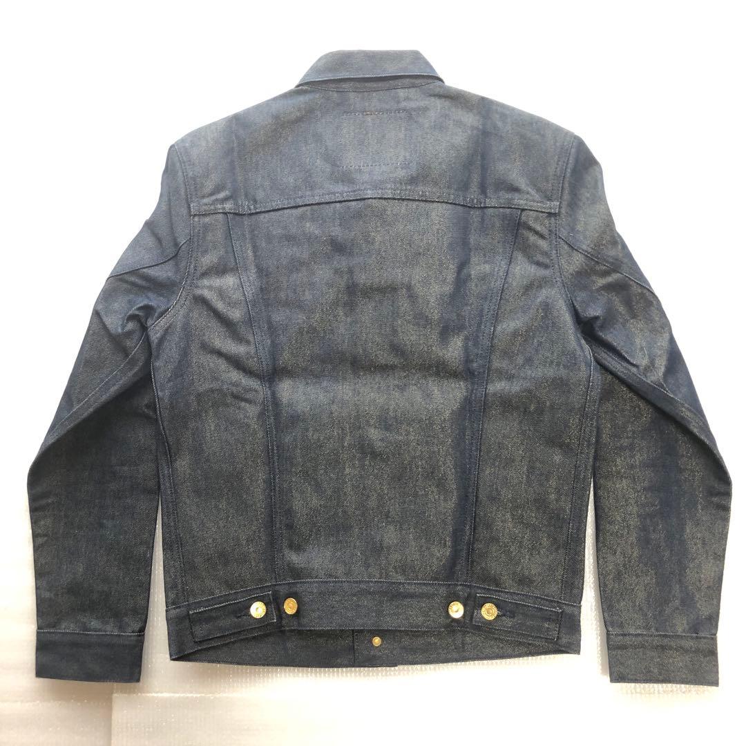 未使用【Levi's リーバイス】 デニムジャケット／金糸・金ボタン仕様 S