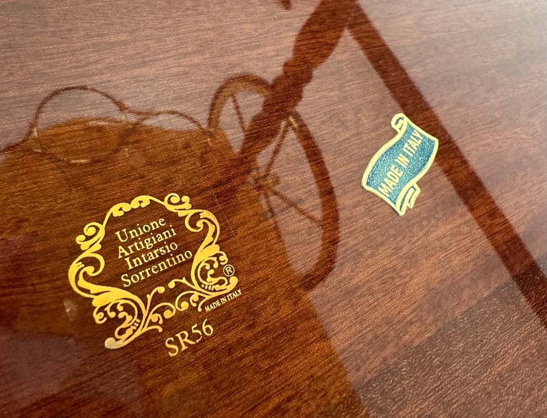 キッチンワゴン イタリア製 象嵌 高級 ※i1※