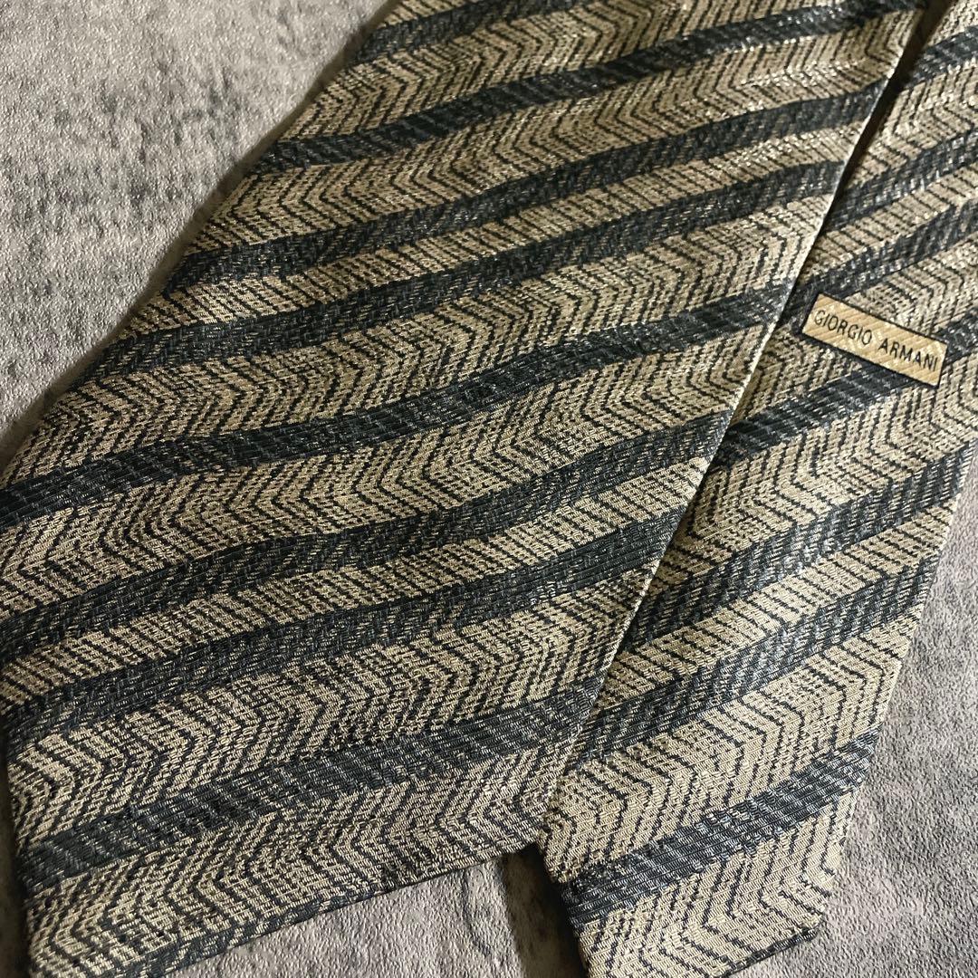 極上ウール セットアップ ダブルスーツ × GIORGIO ARMANIネクタイ