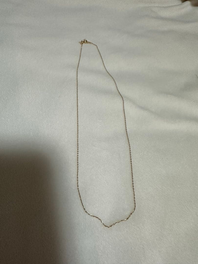 エテ　K18YG ミラーカットチェーン ネックレス