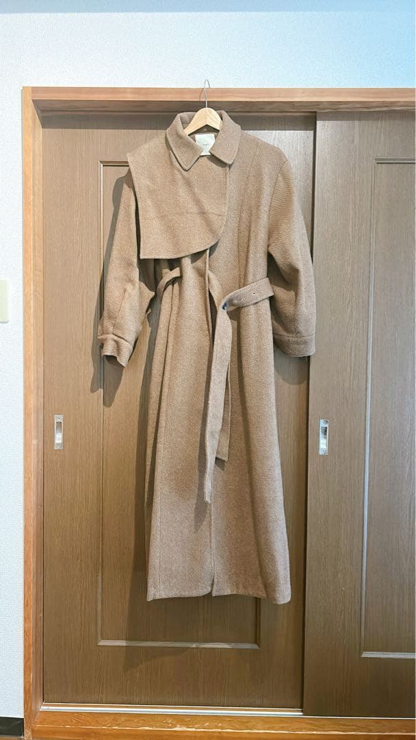 eaphi gunpatch waist mark long coat ポスカ付