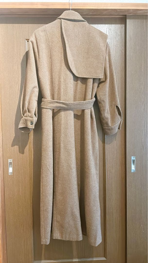 eaphi gunpatch waist mark long coat ポスカ付