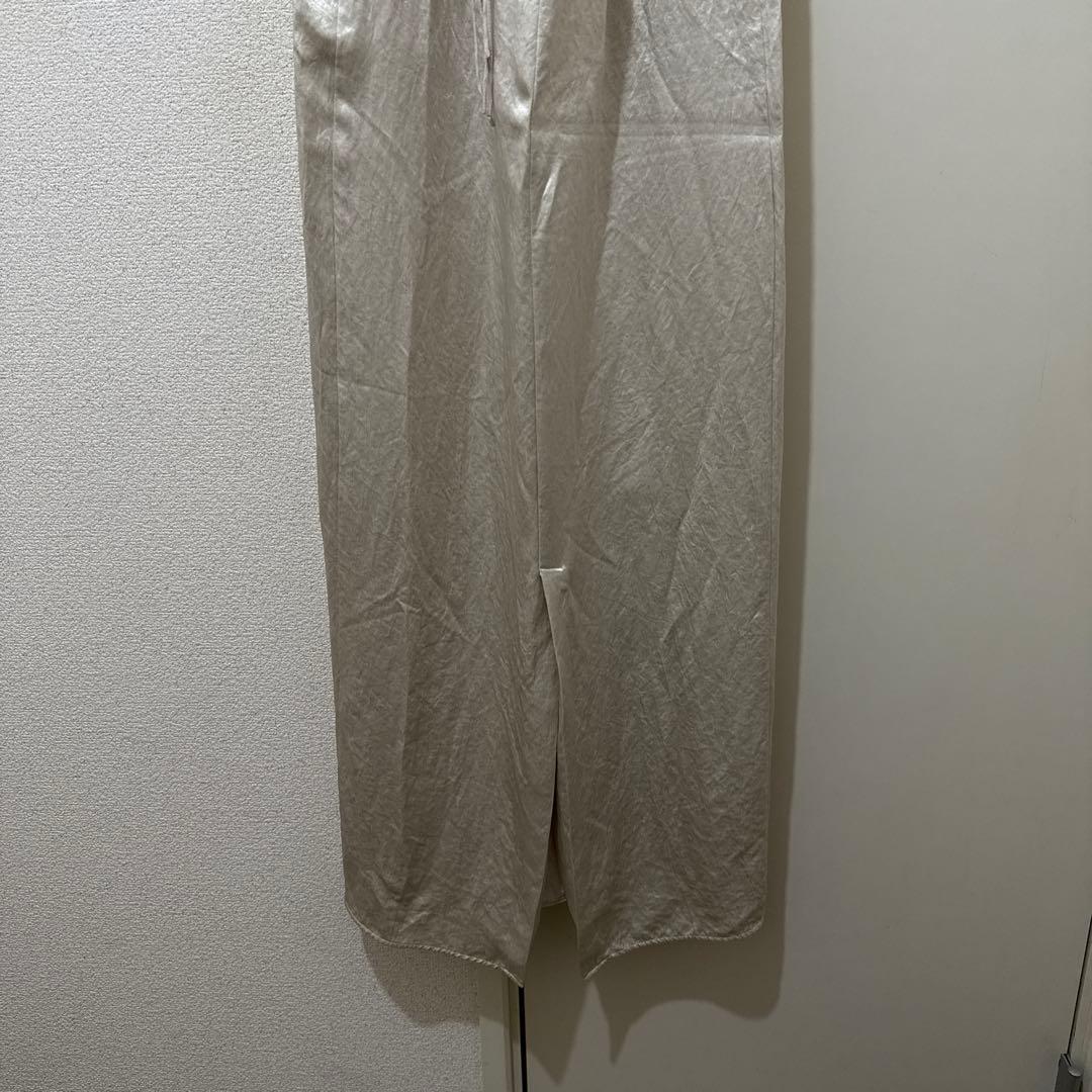 plage Back ribbon open キャミワンピース