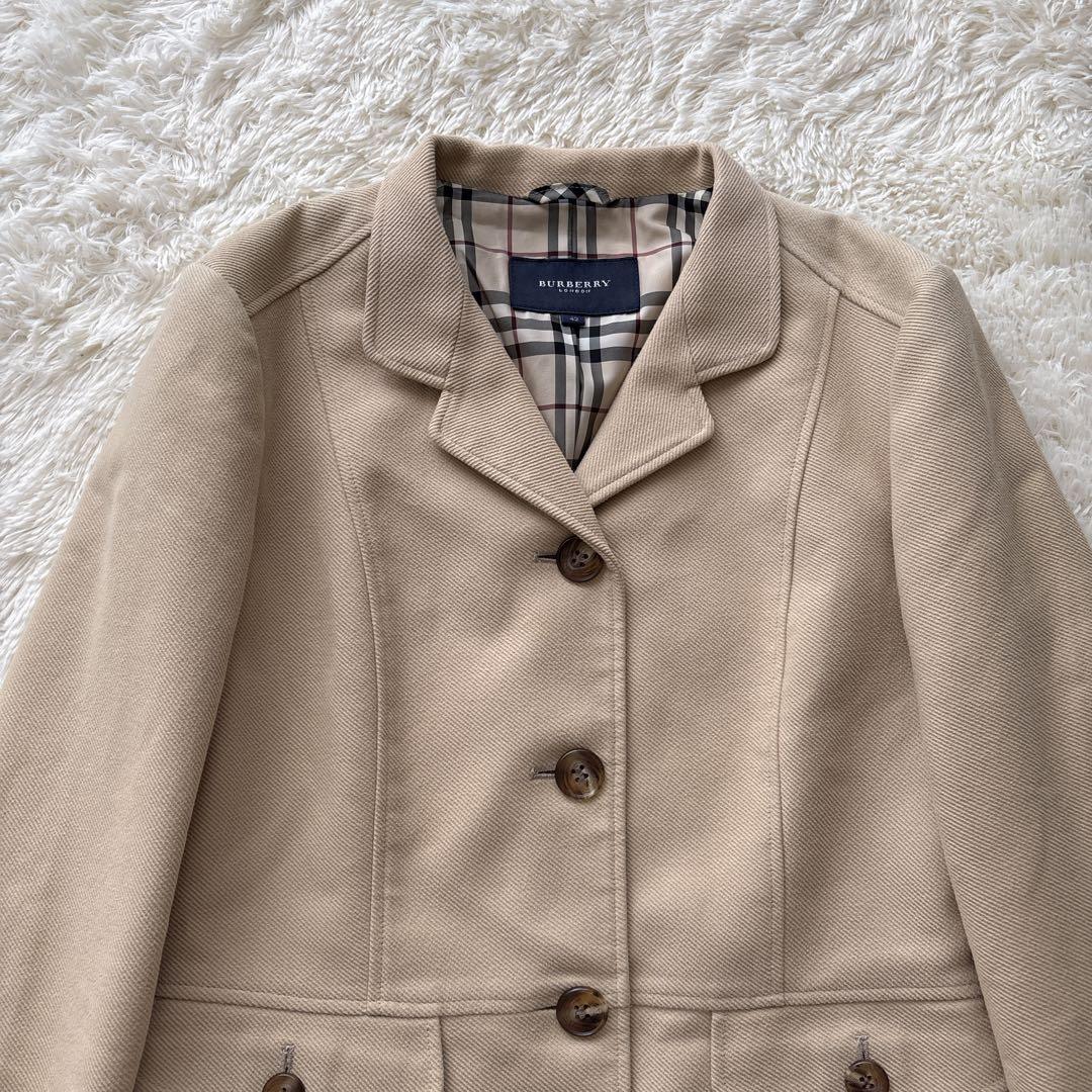 大きいサイズ42✨BURBERRY　バーバリー　ジャケット　ノバチェック