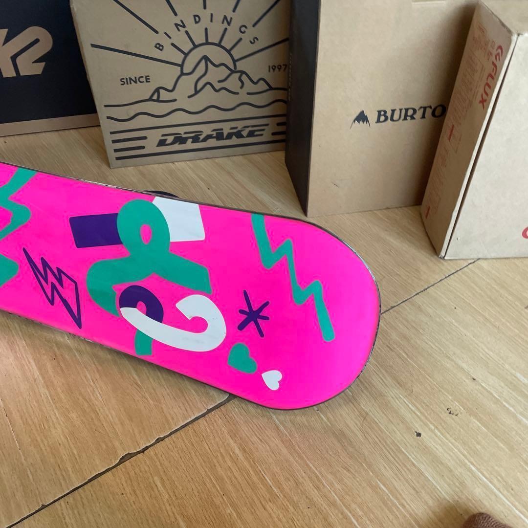 K2×ZUMA　キッズスノーボードセット　未使用バイン付3点セット　100㎝