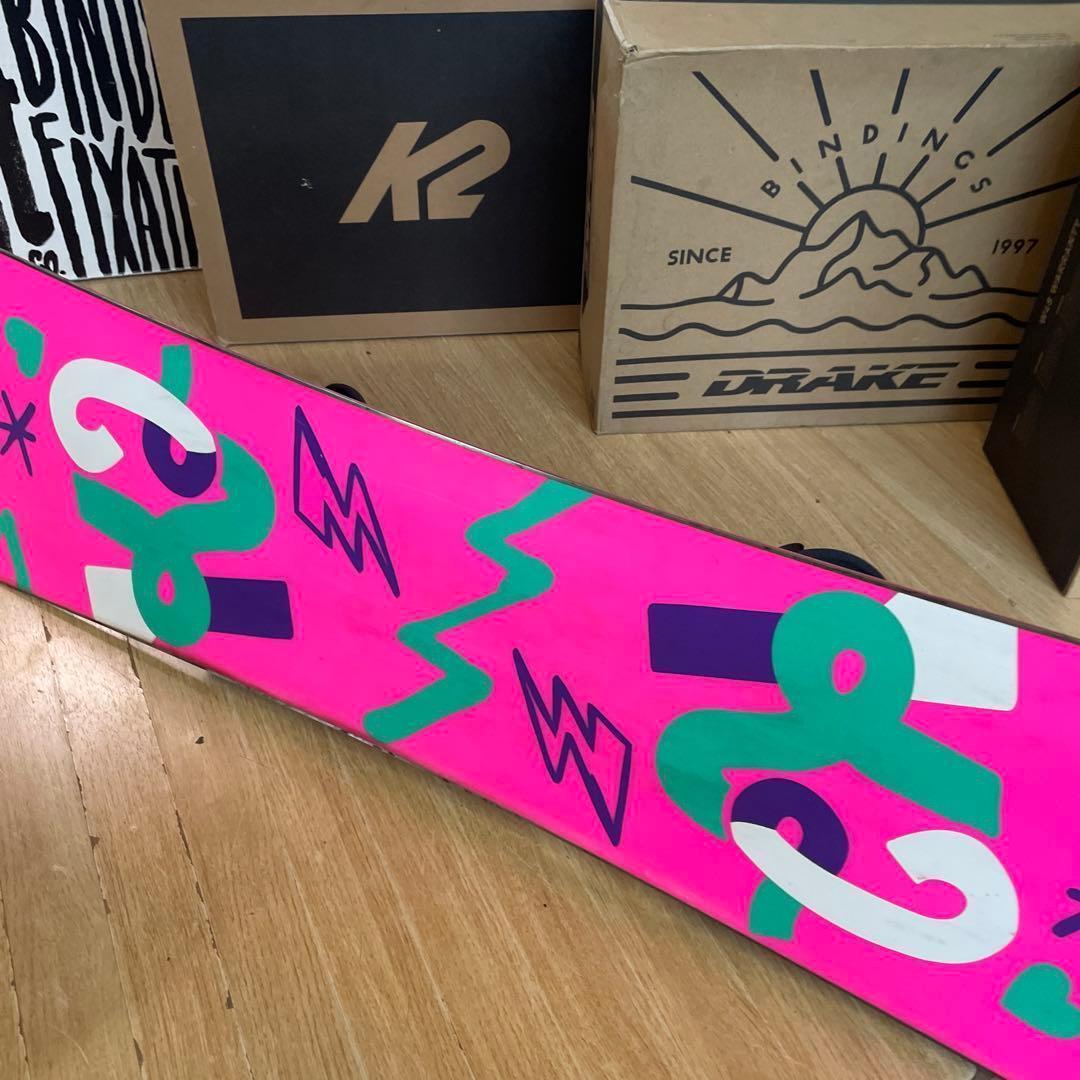 K2×ZUMA　キッズスノーボードセット　未使用バイン付3点セット　100㎝