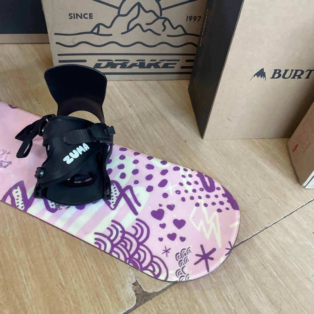 K2×ZUMA　キッズスノーボードセット　未使用バイン付3点セット　100㎝