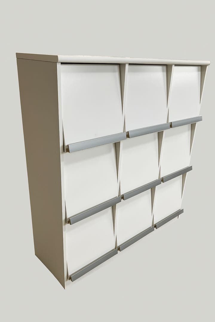 ディスプレイラック ホワイト 高さ123幅116奥行41cm ダメージ有り