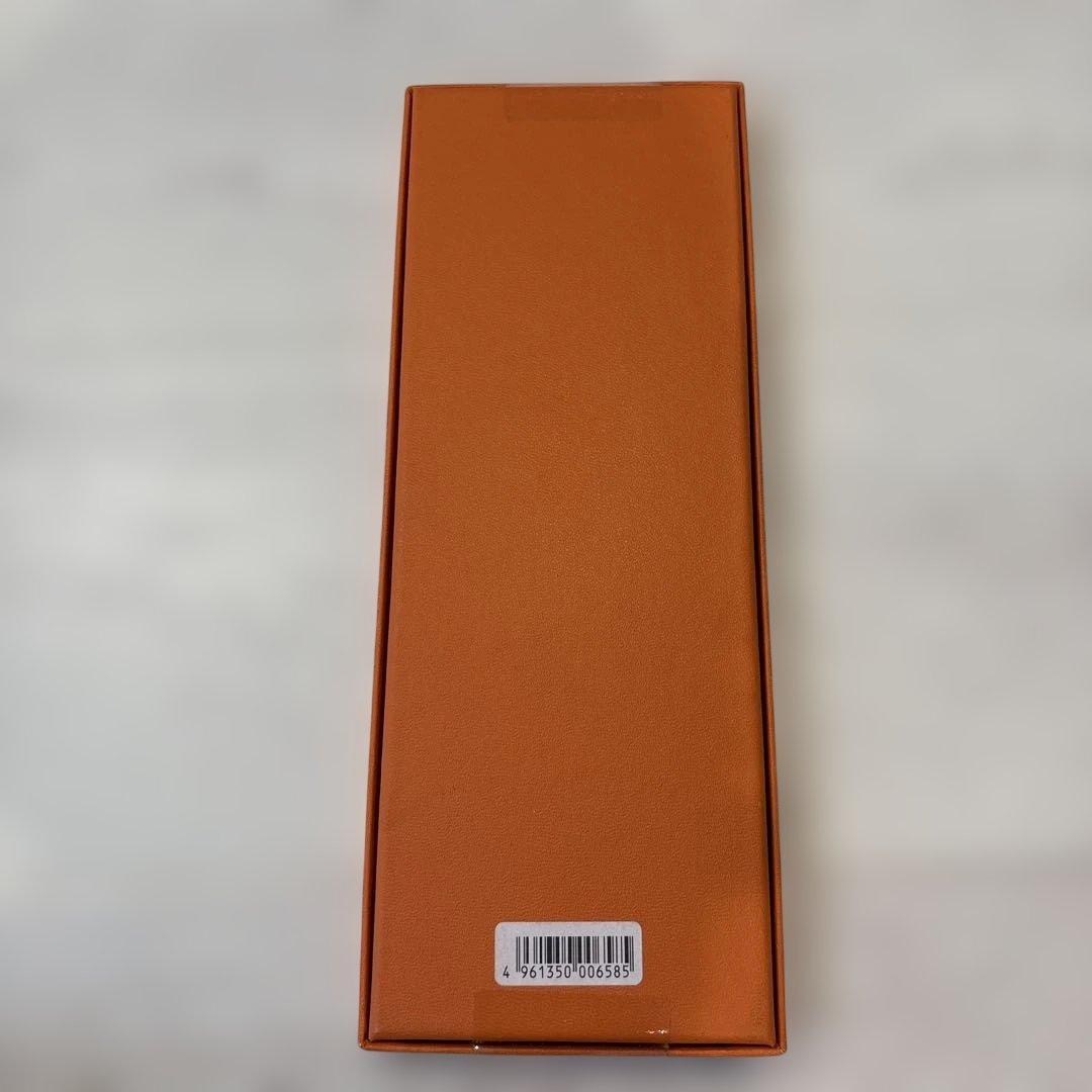 HERMES ネクタイ ネイビー ゴールド チェーンパターン　ギフト箱　未開封