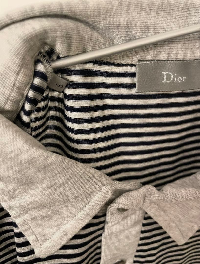 Dior Homme ストライプ ポロシャツ エディ Sサイズ