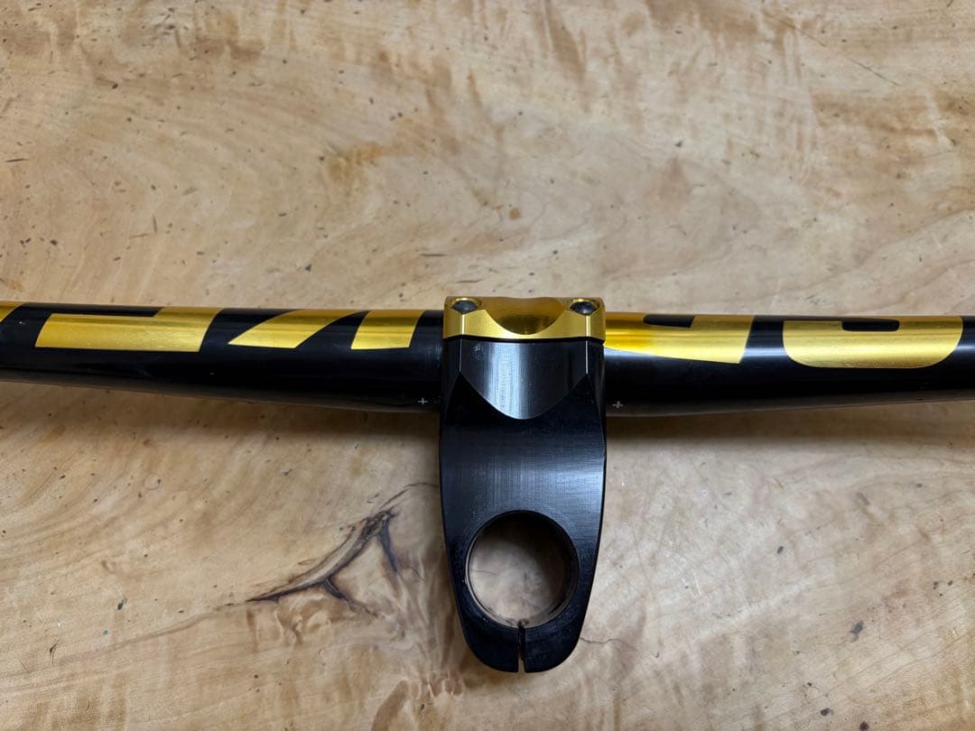 thomson x4 ステム　ns bikes ハンドルバー　ブラック　ゴールド