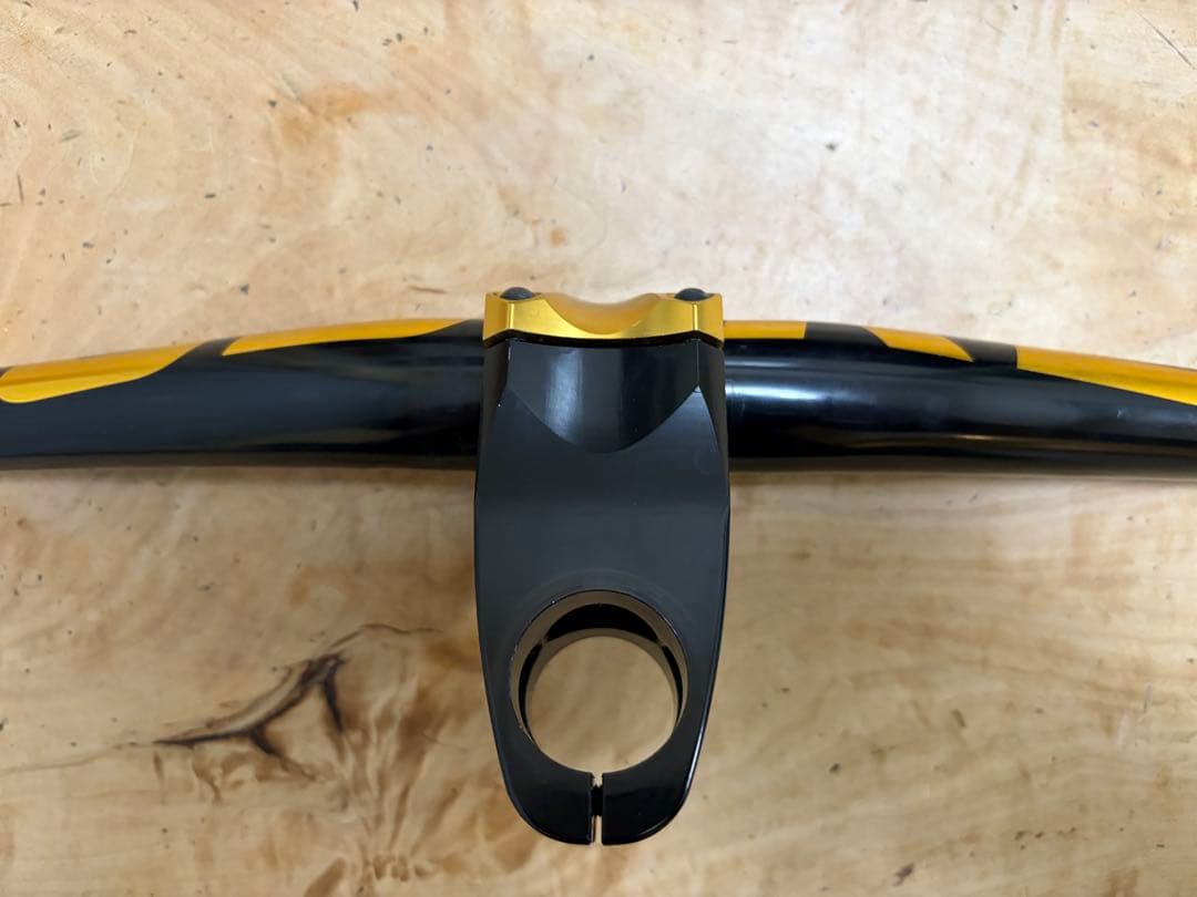 thomson x4 ステム　ns bikes ハンドルバー　ブラック　ゴールド