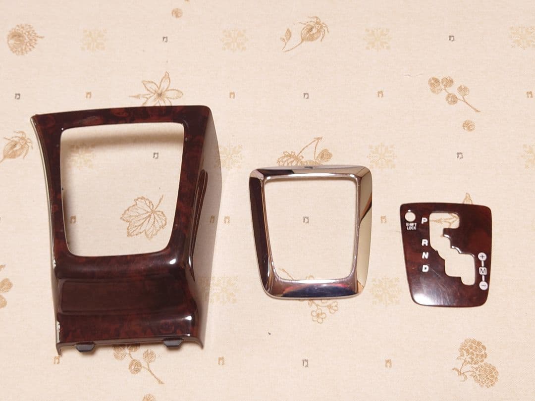 Ｌ８８０Ｋコペン　木目調シフティングホールカバー&木目調シフトパネル　セット