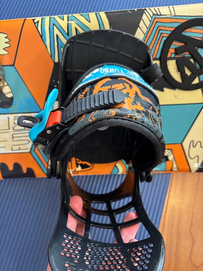 100cm キッズ スノーボード ビンディングセット子供 スノボー K2