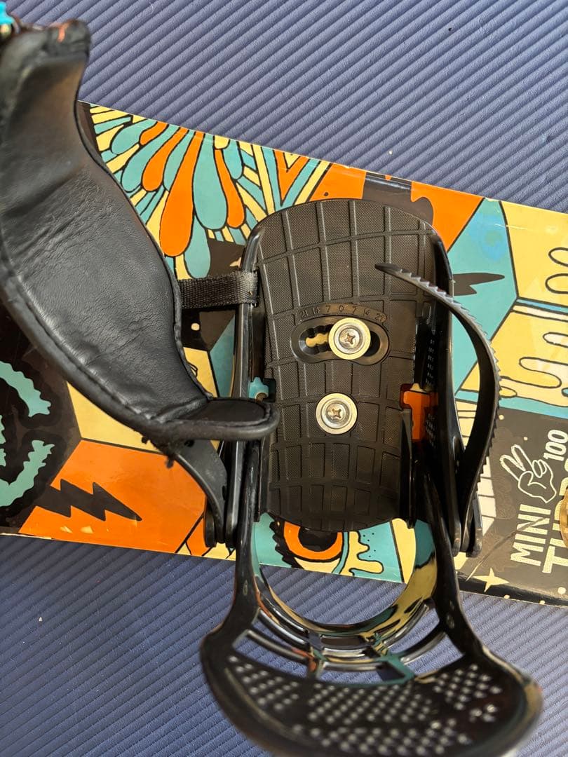 100cm キッズ スノーボード ビンディングセット子供 スノボー K2