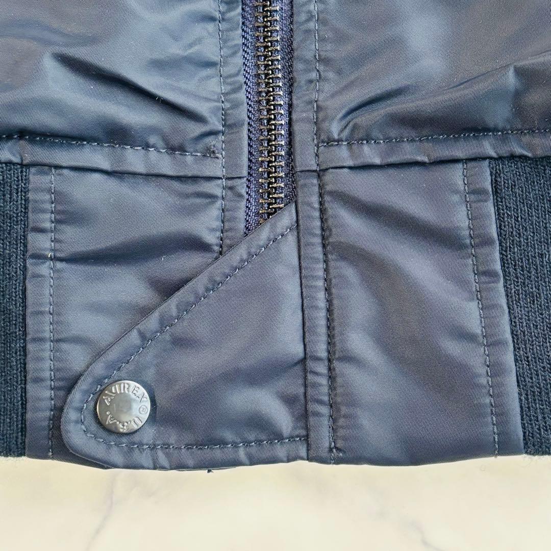 【美品】AVIREX フライトジャケット L-2A ワッペン 刺繍 XL