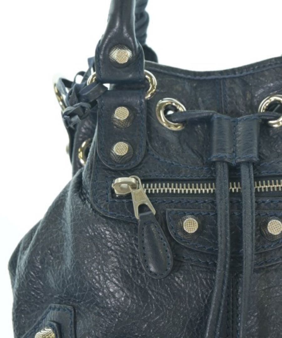 BALENCIAGA バレンシアガ★ミニポンポン レザーハンドバッグ　2way