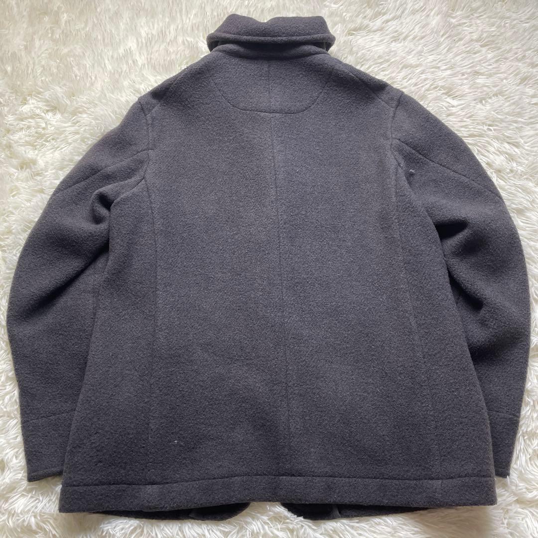 美品✨　DANTON ウールモッサ　ジャケット　コート　くるみボタン　L 40