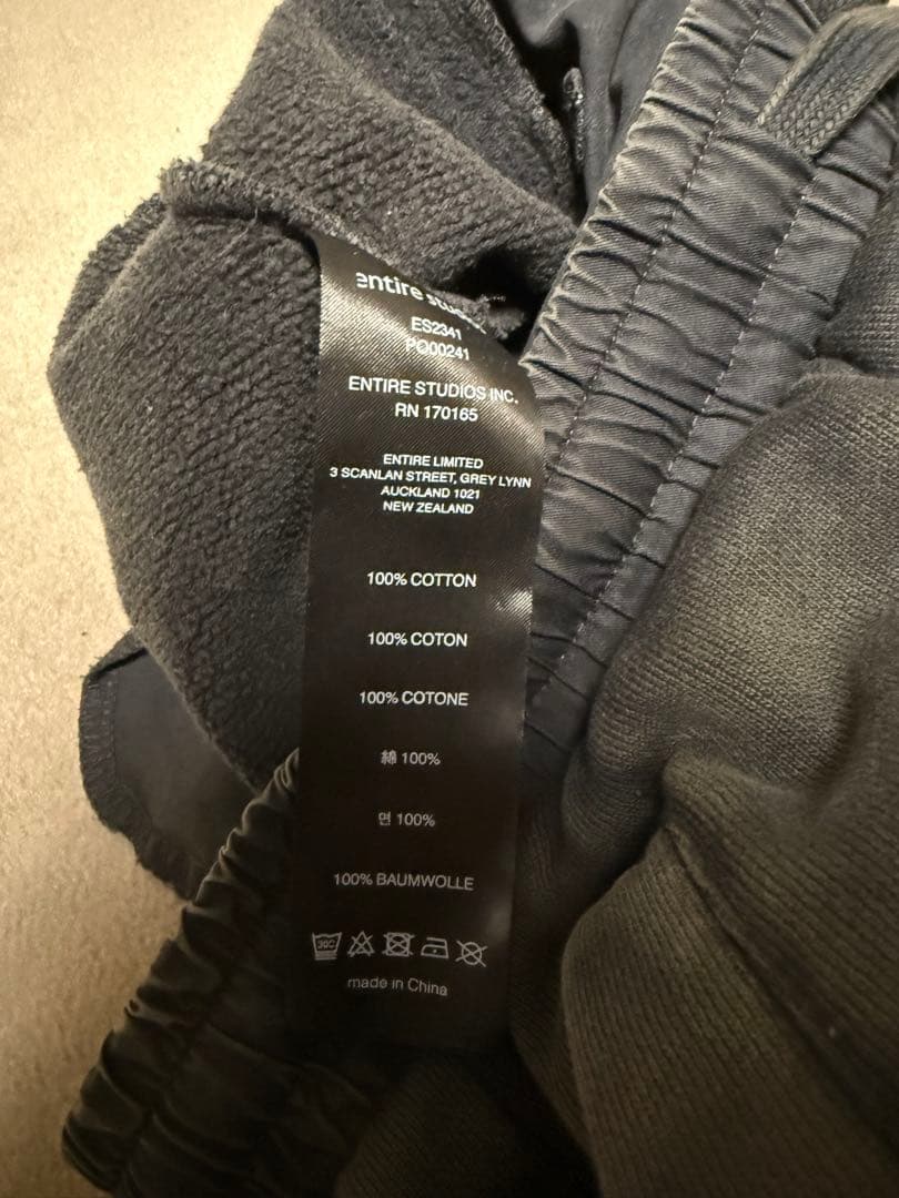 パンツ entire studios utility sweats pant