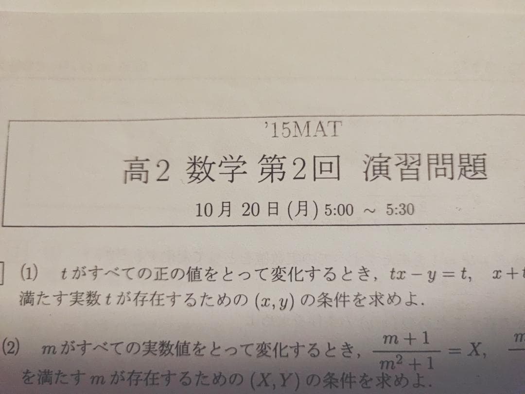 三森司先生のMAT高2～高3数学演習プリント板書フルセット　駿台　鉄緑会　河合塾
