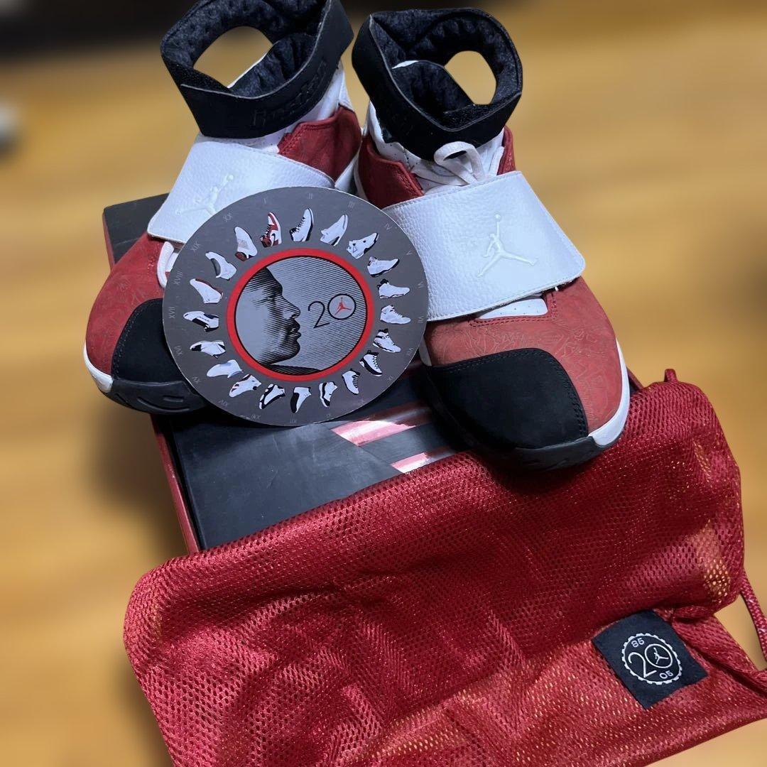 エアジョーダンAirJordan xx20 US8.5 20周年記念モデル白赤黒