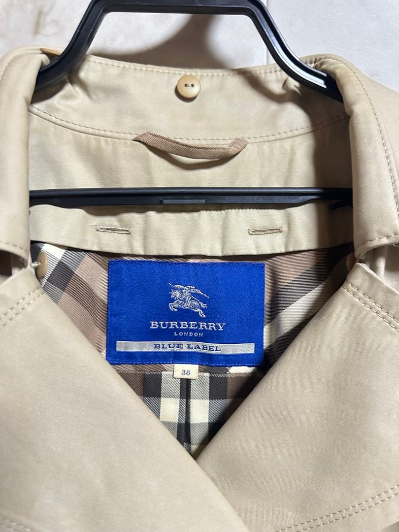 BURBERRY BLUE LABEL トレンチコート サイズ 38 コットン