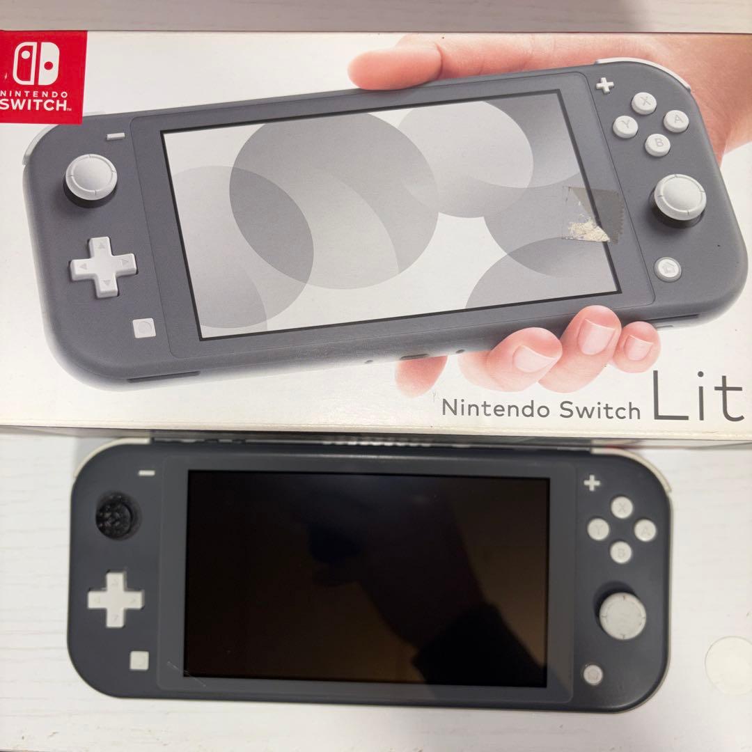 値下げ可能Nintendo Switch Lite グレー本体（箱付き）