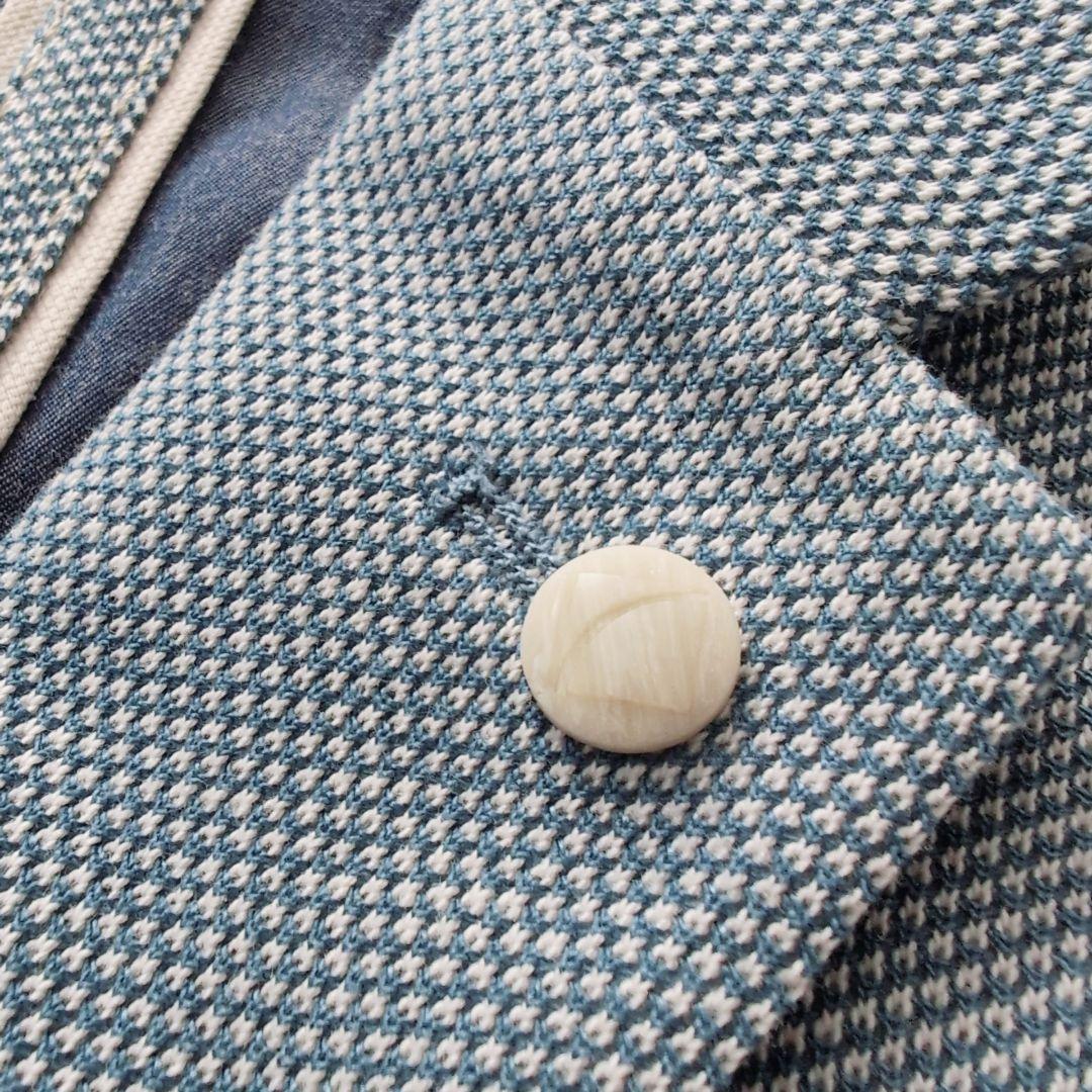 【美品】ZARA　エルボーパッチ　XL　ブルー　春ジャケット　おしゃれ　大きい