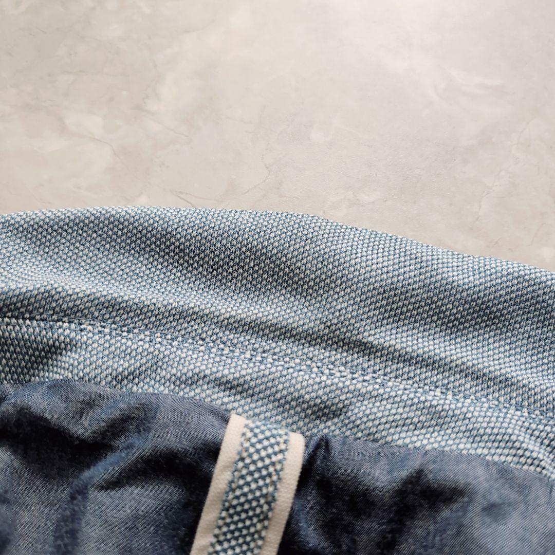 【美品】ZARA　エルボーパッチ　XL　ブルー　春ジャケット　おしゃれ　大きい