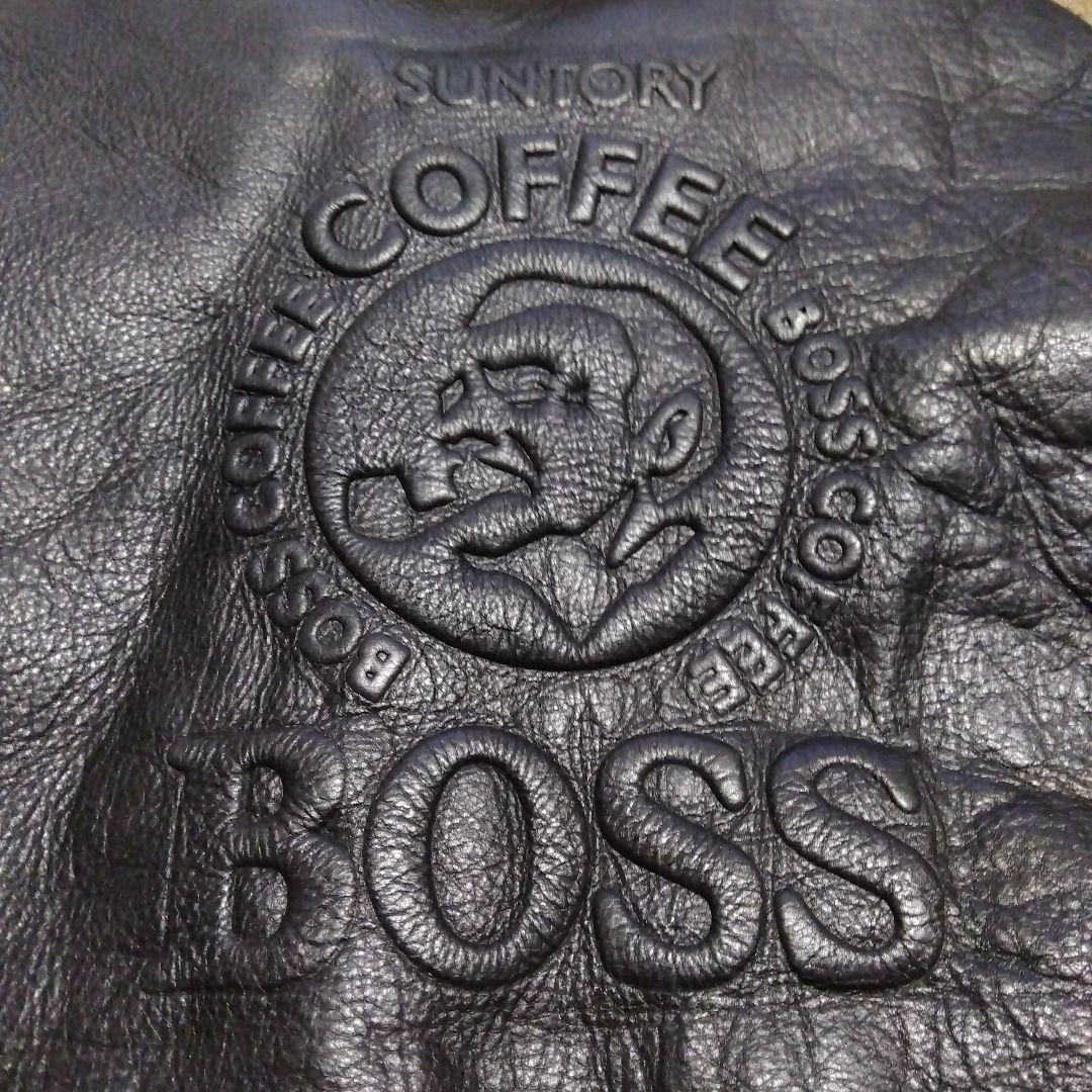 Sサイズ 非売品 SUNTORY BOSS ボス B-3 牛革 美品