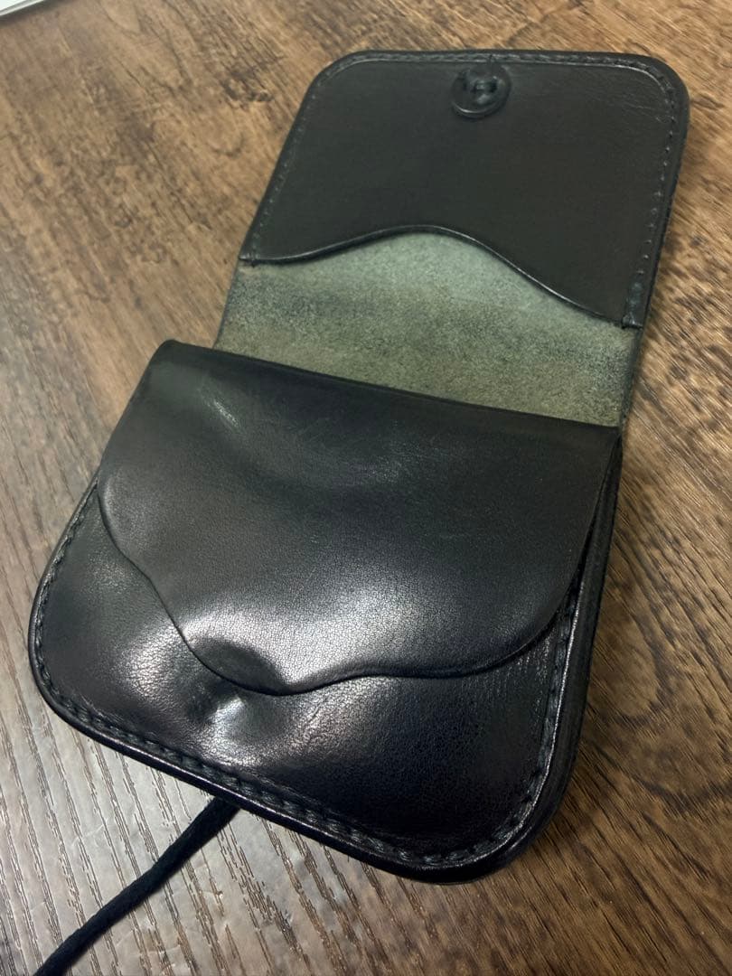 ゴローズ 角型小銭入れ　ブラック　2年使用　ハーフダラーコンチョ付き