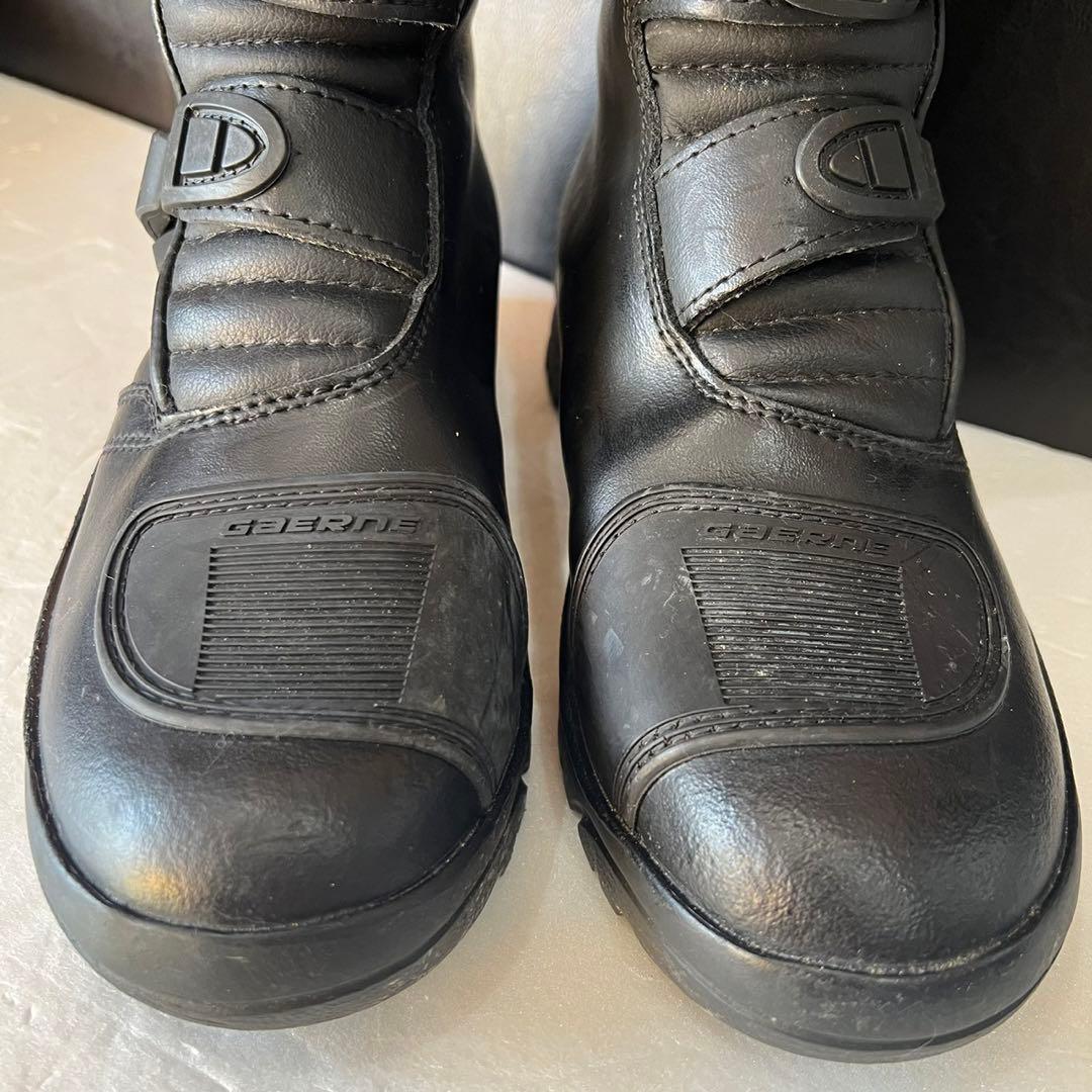 ガエルネ G-ADVENTURE バイク　シューズ　おしゃれブラック 26.5㎝