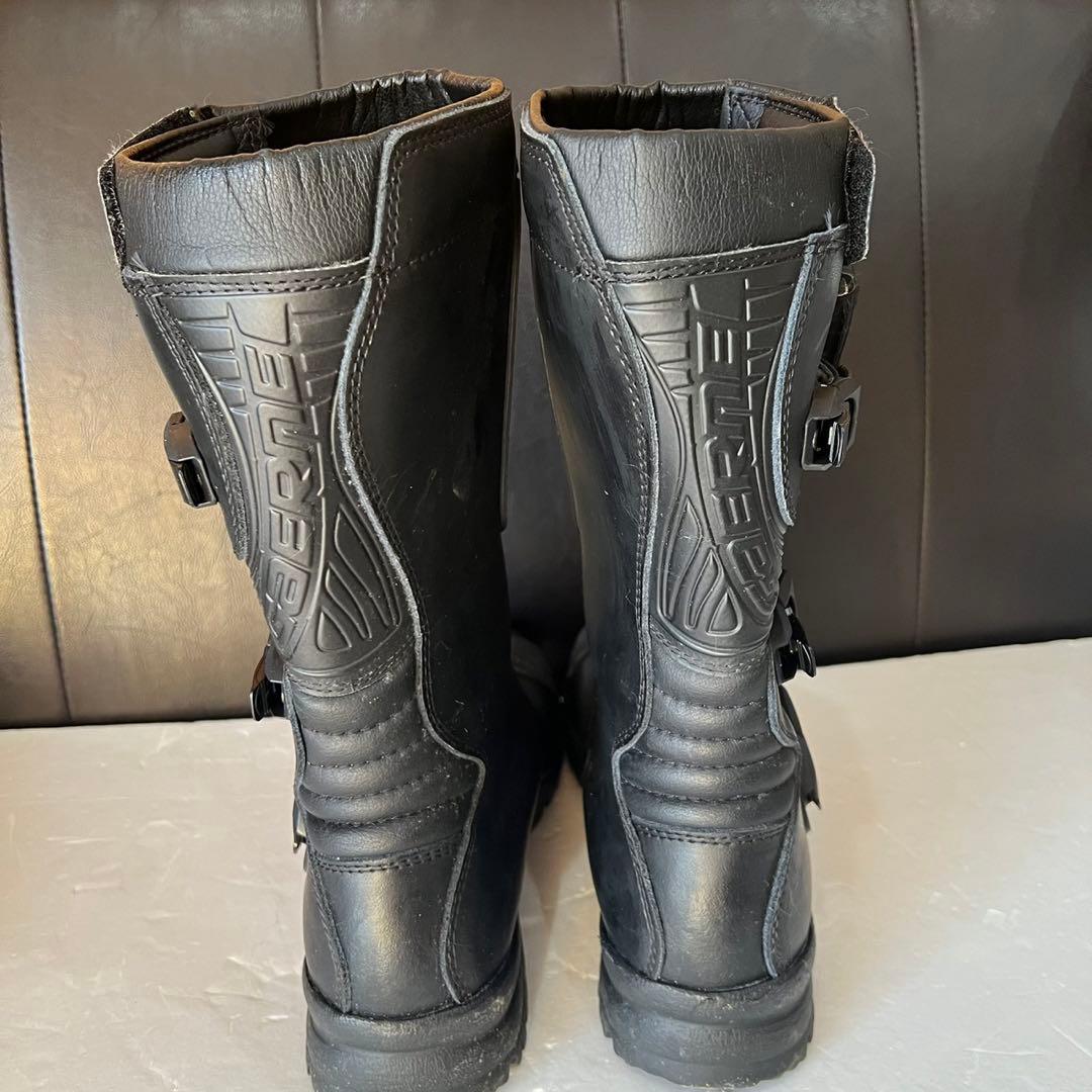 ガエルネ G-ADVENTURE バイク　シューズ　おしゃれブラック 26.5㎝