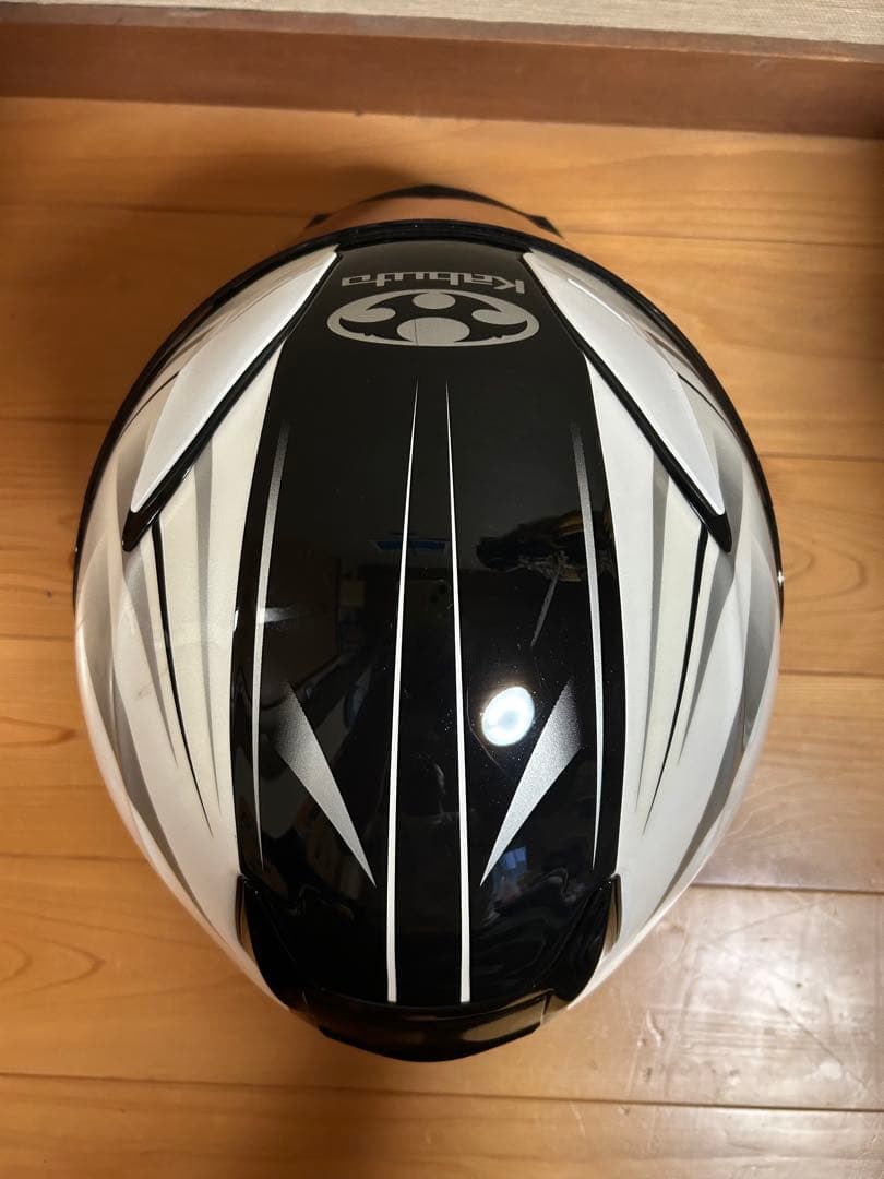 ファームKabuto フルフェイスヘルメット ホワイト・ブラック