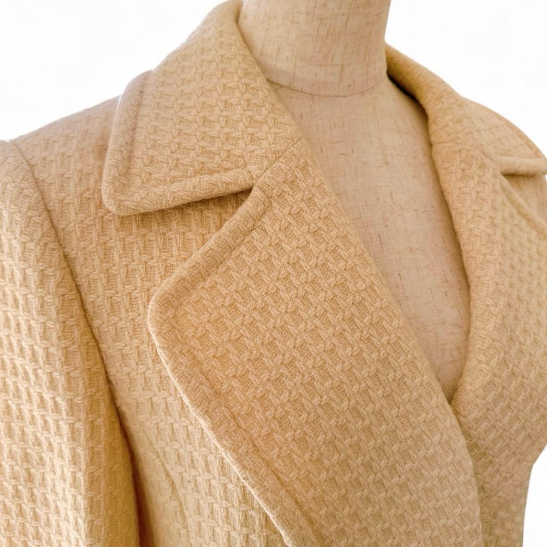 バーバリーロンドン ロングコート ウール ベルト裏地ホースロゴ