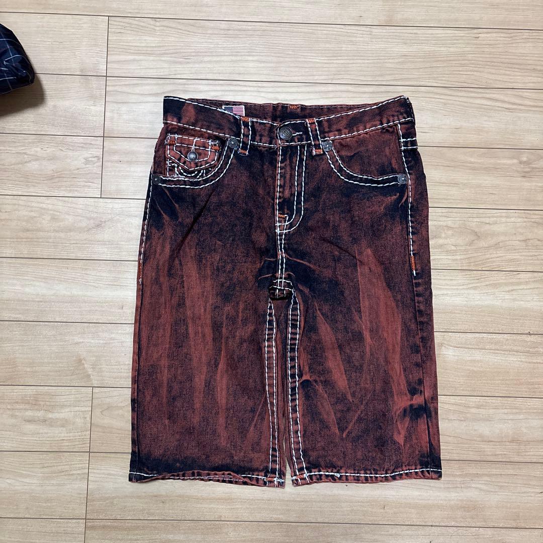 パンツ true religion half denimpants y2k grunge