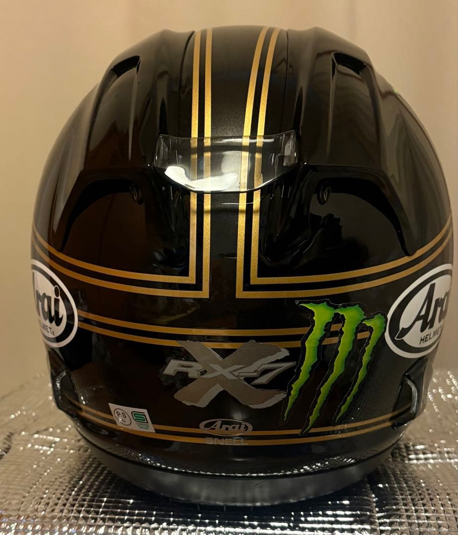 Arai RX-7X Spencer SPL ブラックゴールド 59-60