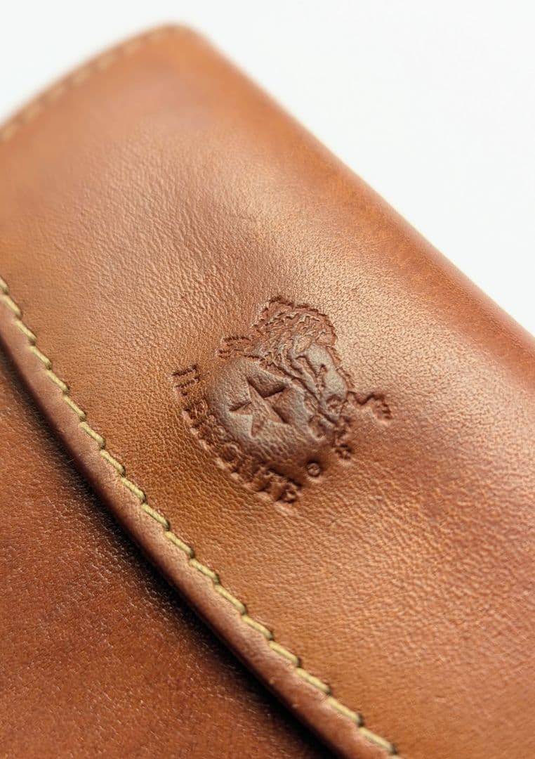 イルビゾンテ フラップウォレット コンパクト ヌメ革 希少 男女兼用