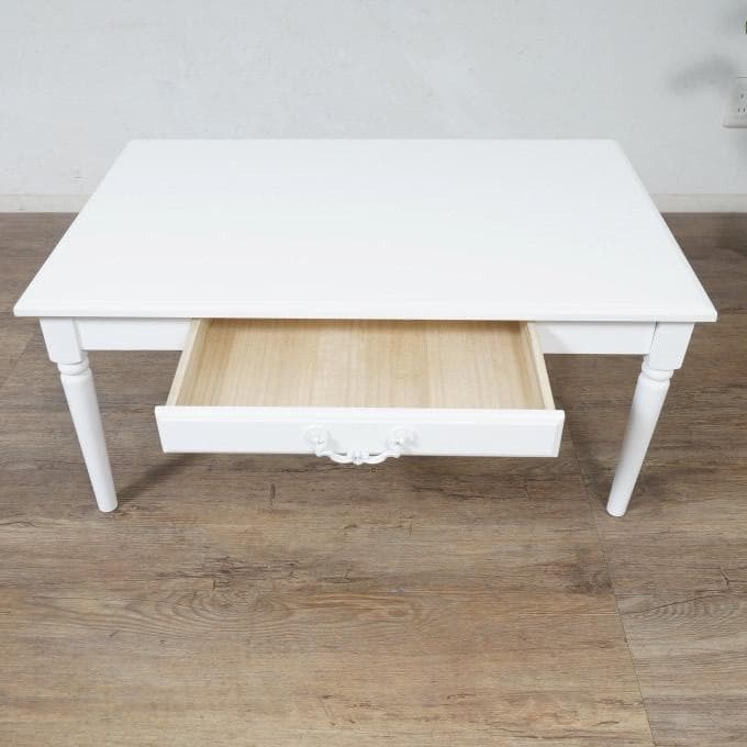 フォロー割【新品】エレガントな引出し付きローテーブル　ロマンティック