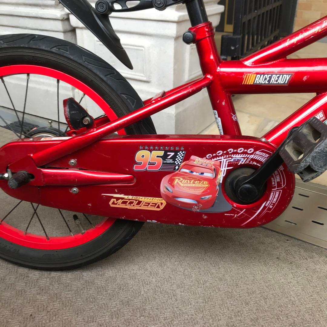 カーズ レース仕様 子供用自転車 レッド