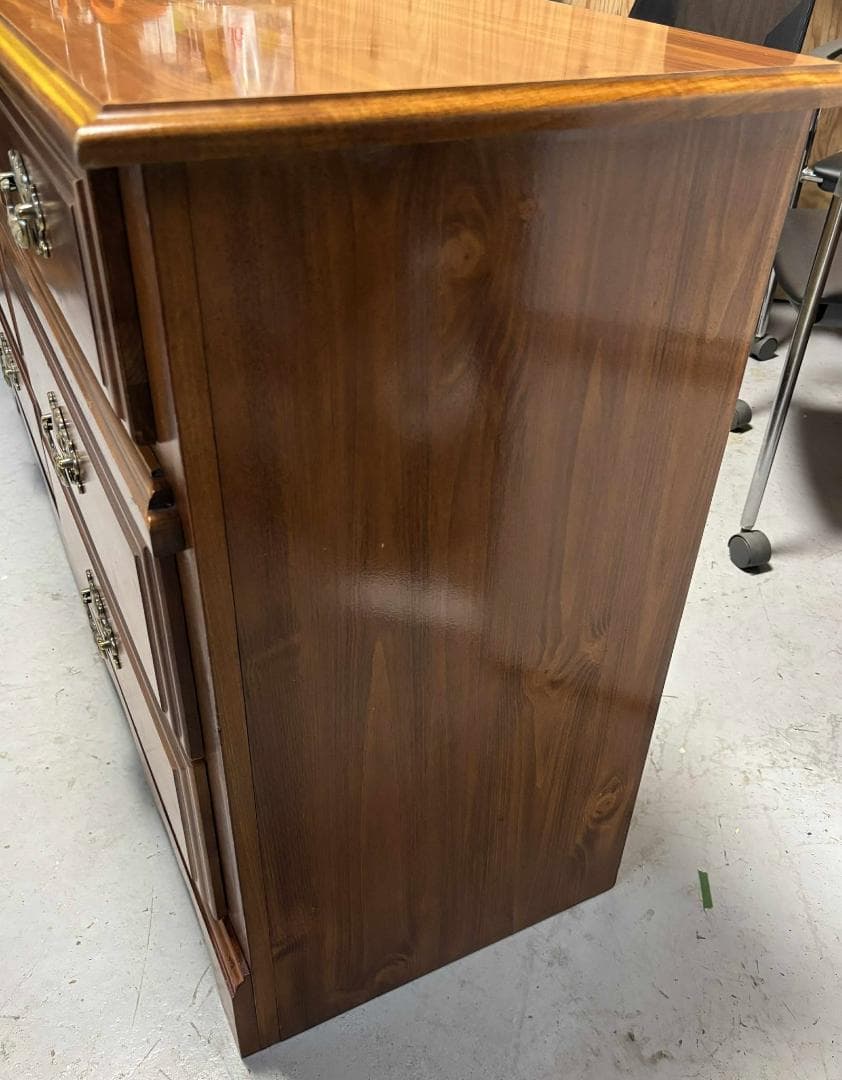 さわ US アメリカンBroyhill3段ローチェスト幅147cmUsed