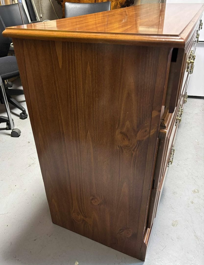 さわ US アメリカンBroyhill3段ローチェスト幅147cmUsed