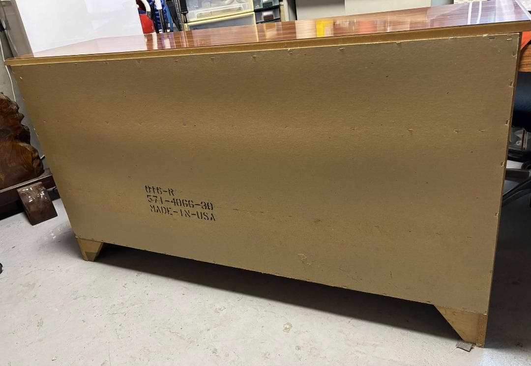 さわ US アメリカンBroyhill3段ローチェスト幅147cmUsed