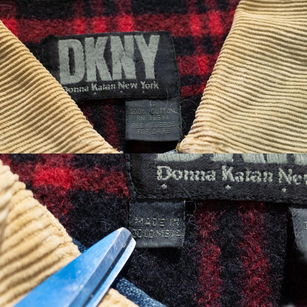 90’s DKNY デニム カバーオール オーバーサイズ コーデュロイ L