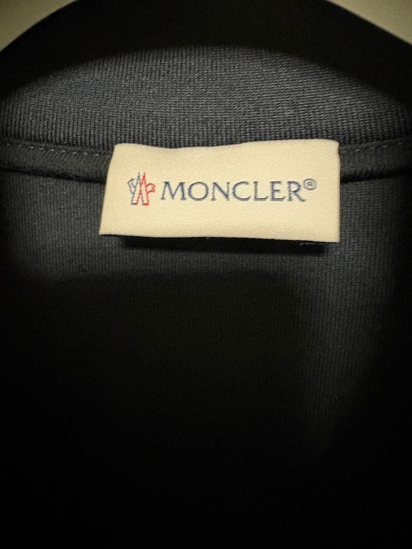 MONCLER ブラック トラックジャケット