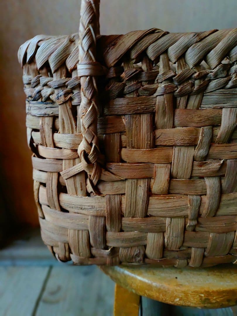 ウ*ラ様 信州安曇野の山葡萄かごバック。里山手仕事。